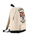 Zaino per bambini Kenzo Kids beige con ricamo con logo