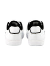 Sneakers per bambino BOSS Kids bianche con dettaglio con placca con logo