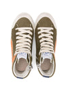 Sneakers per bambino Golden Goose Kids x Bonpoint verde con applicazione laterale a stella