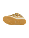 Sneakers per bambina Lanvin Enfant beige con stampa leopardata