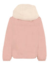 Giacca per bambina K Way Kids Lily rosa con cappuccio