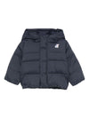 Giubbino per neonato K-Way Kids blu con design trapuntato