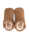 Stivali per neonati UGG Kids marroni con fodera in pelle scamosciata