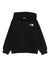 Felpa per bambino The North Face Kids nero con cappuccio con logo