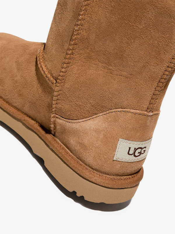 Stivali Classic II TD per bambina UGG Kids marroni con cuciture tono su tono