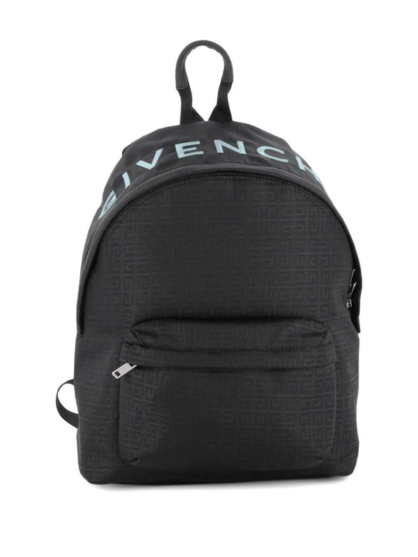 Zaino per bambini Givenchy Kids nero con logo ricamato