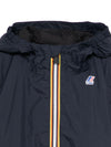 Giacca per bambino K Way Kids Le Vrai blu con dettagli a righe