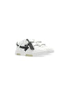 Sneakers per bambini Off-White Kids Out Of Office bianco con chiusura con strappo