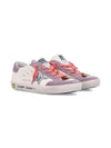 Sneakers per bambina Golden Goose Kids Superstar bianco con dettaglio stella glitter