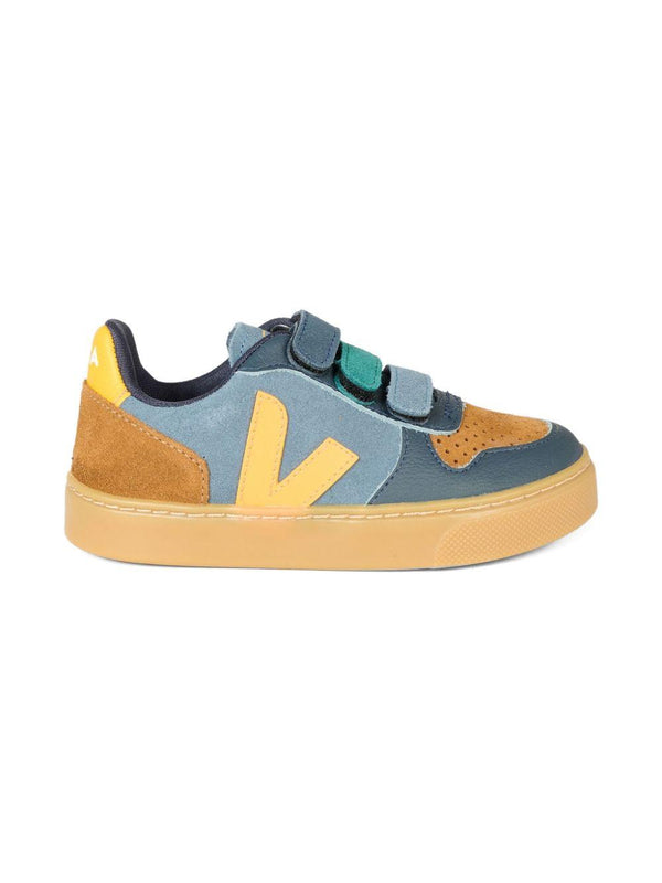 Sneakers V-10 per bambino Veja Kids multicolor in pelle