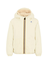 Giubbino per bambino K-Way Kids bianco con design imbottito