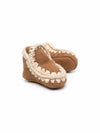 Stivali Eskimo per neonati Mou Kids marroni con fodera in pelle
