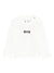 T-shirt per neonato Off-White Kids bianca con logo stampato e maniche lunghe