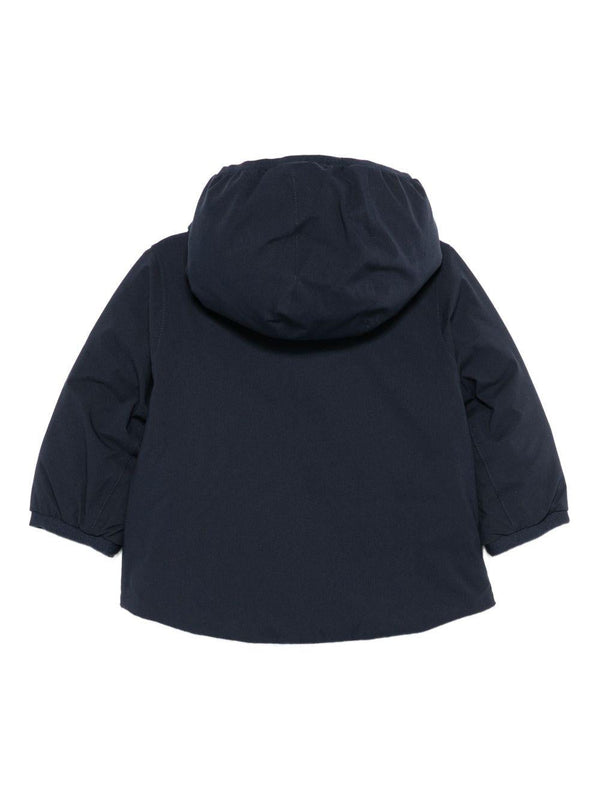 Giubbino per neonato K-Way Kids blu con design reversibile