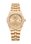 Overseas 35mm Pink Gold Diamond Bezel Watch