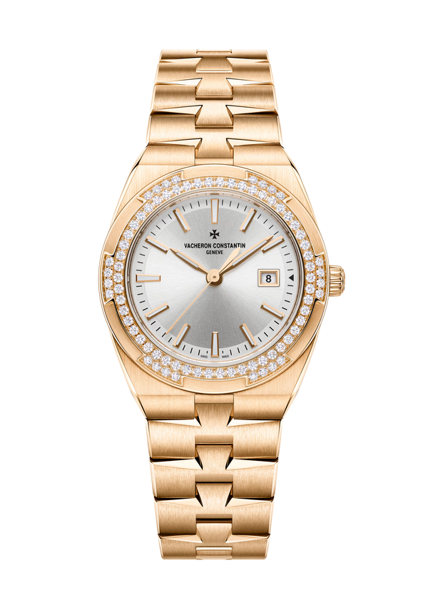 Overseas 33mm Pink Gold Quartz Watch