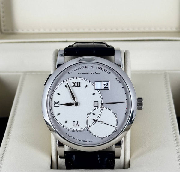 A. Lange & Sohne with box and papers