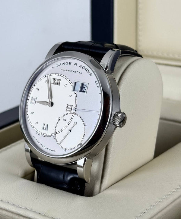 A. Lange & Sohne with box and papers