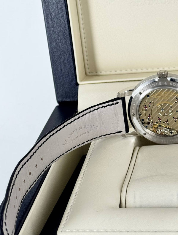 A. Lange & Sohne with box and papers