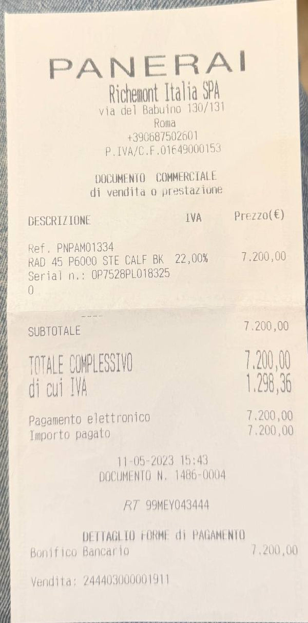 Panerai Radiomir Tre Giorni 2023 Full Set Like New