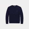 CABLE-KNIT WOOL-CASHMERE SWEATER 