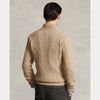 CABLE-KNIT WOOL-CASHMERE SWEATER 
