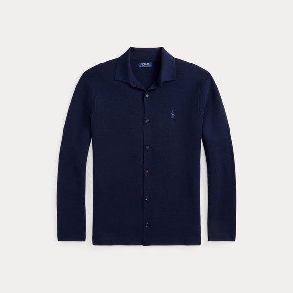 WASHABLE WOOL SHIRT SWEATER