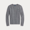 CABLE-KNIT WOOL-CASHMERE SWEATER 