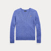 CABLE-KNIT WOOL-CASHMERE V-NECK SWEATER 