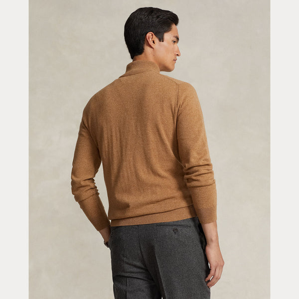WOOL QUARTER-ZIP SWEATER
