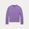 CLASSIC FIT CABLE WOOL-CASHMERE SWEATER 