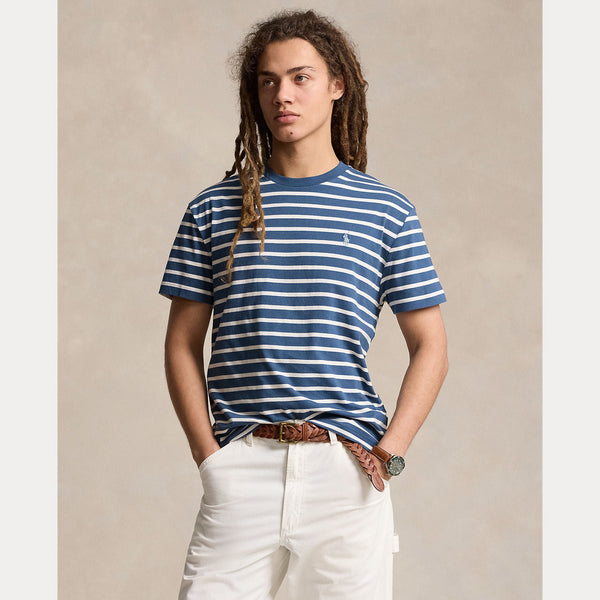 CLASSIC FIT STRIPED JERSEY T-SHIRT 