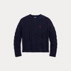 CLASSIC FIT CABLE WOOL-CASHMERE SWEATER 