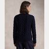 CLASSIC FIT CABLE WOOL-CASHMERE SWEATER 