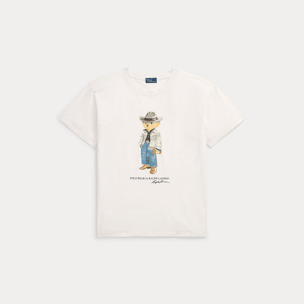 POLO BEAR COTTON JERSEY TEE 