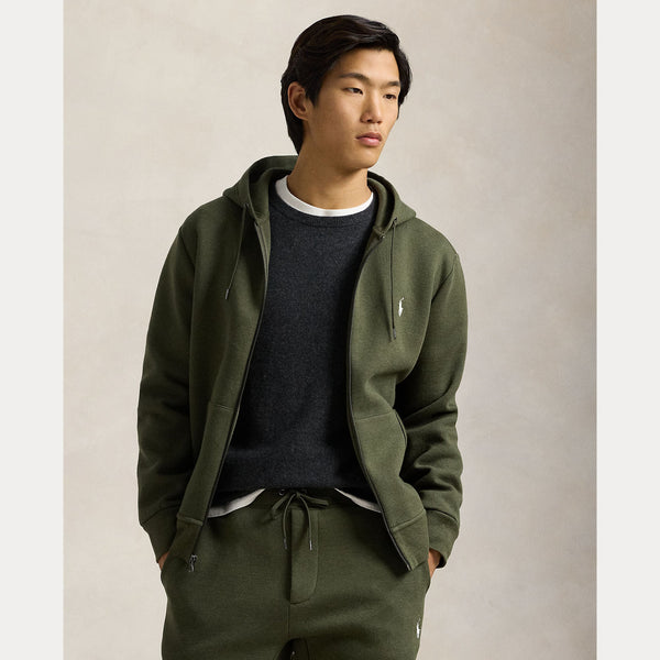 DOUBLE-KNIT FULL-ZIP HOODIE 