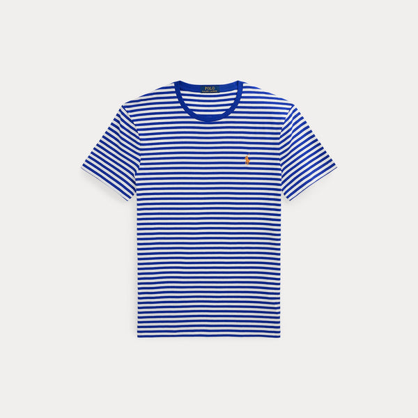 CUSTOM SLIM FIT STRIPED JERSEY T-SHIRT 
