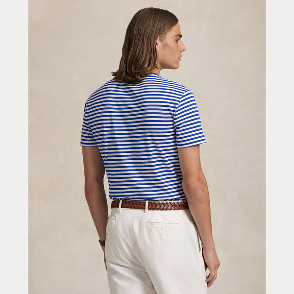 CUSTOM SLIM FIT STRIPED JERSEY T-SHIRT 