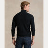 MESH-KNIT COTTON QUARTER-ZIP SWEATER 