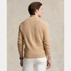 MESH-KNIT COTTON QUARTER-ZIP SWEATER 