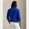 MESH-KNIT COTTON QUARTER-ZIP SWEATER 