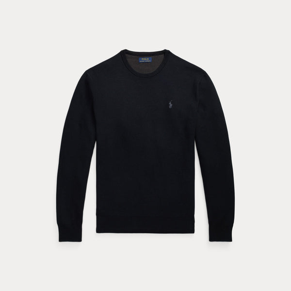 TEXTURED COTTON CREWNECK SWEATER 