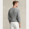 CABLE-KNIT COTTON SWEATER 