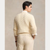 CABLE-KNIT COTTON SWEATER 
