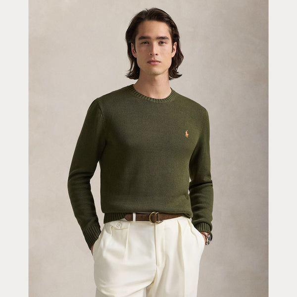 COTTON CREWNECK SWEATER 