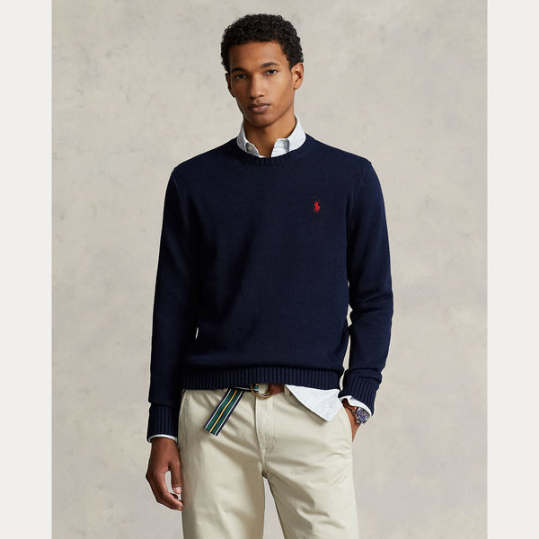 COTTON CREWNECK SWEATER 