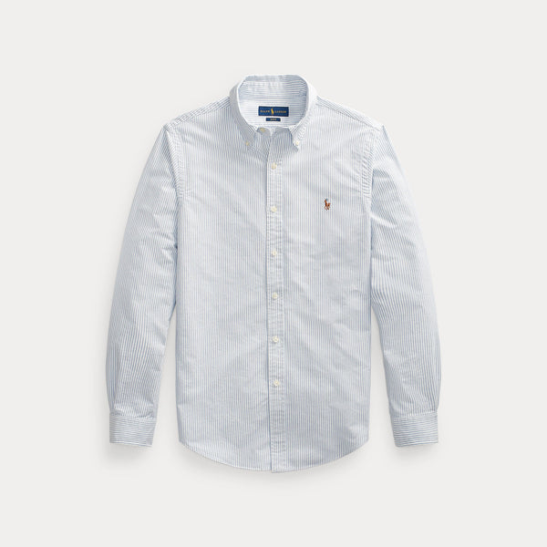 SLIM FIT STRIPED OXFORD SHIRT 