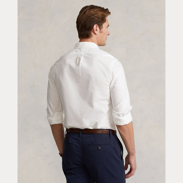 SLIM FIT GARMENT-DYED OXFORD SHIRT 