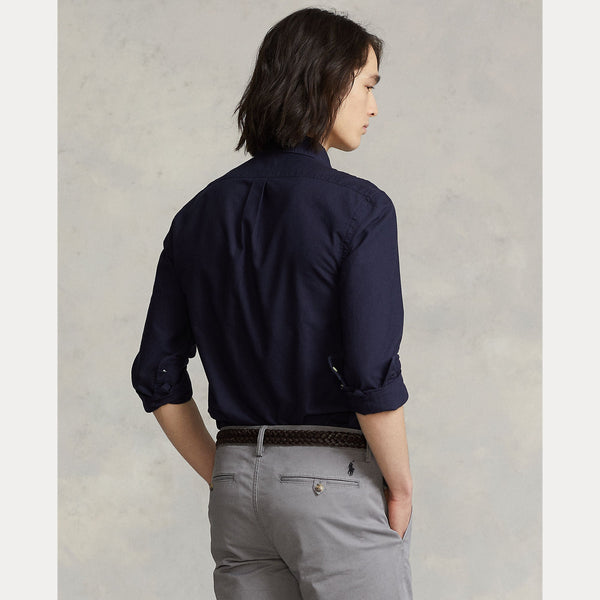 SLIM FIT GARMENT-DYED OXFORD SHIRT 