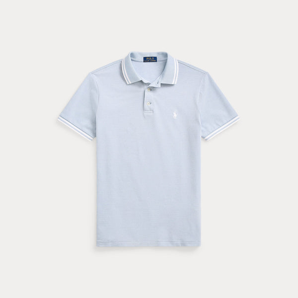 CUSTOM SLIM FIT STRETCH MESH POLO SHIRT